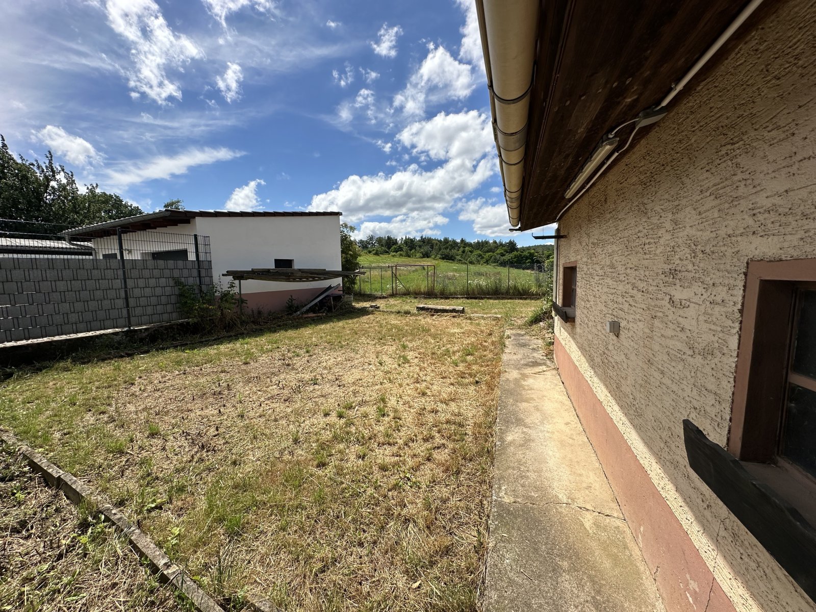 Garten mit unverbaubarem Blick