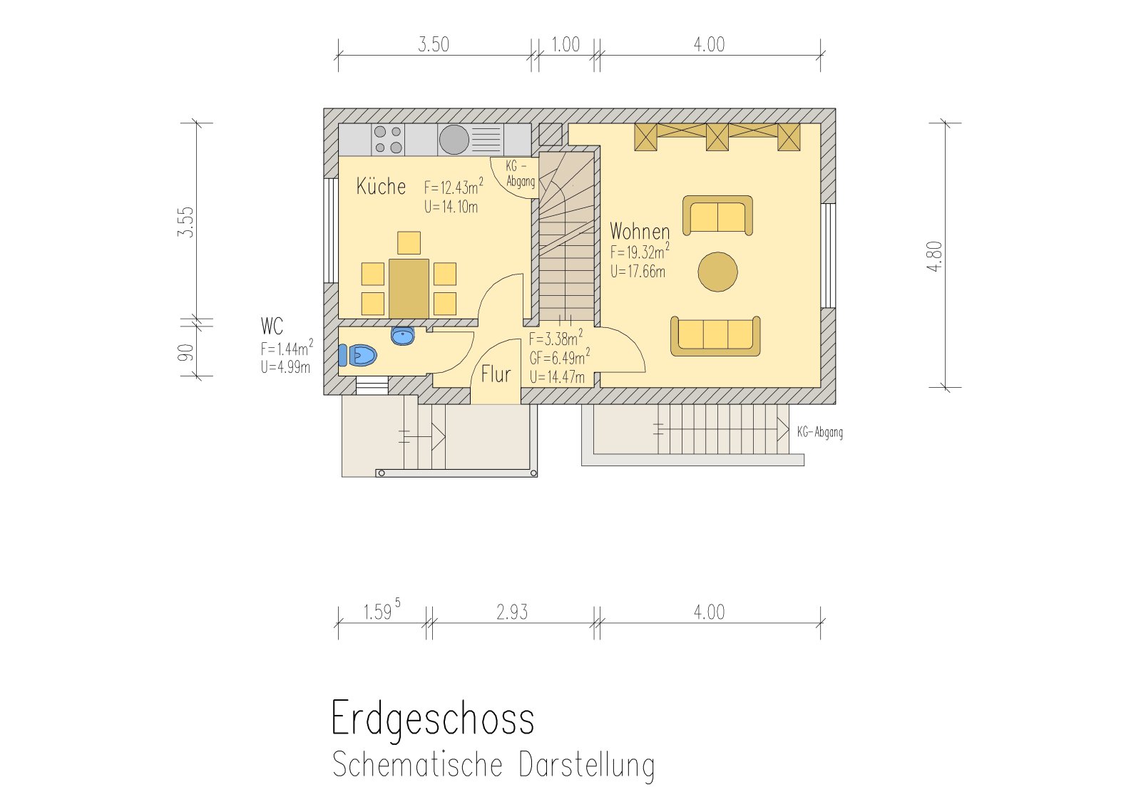 Grundriss Erdgeschoss